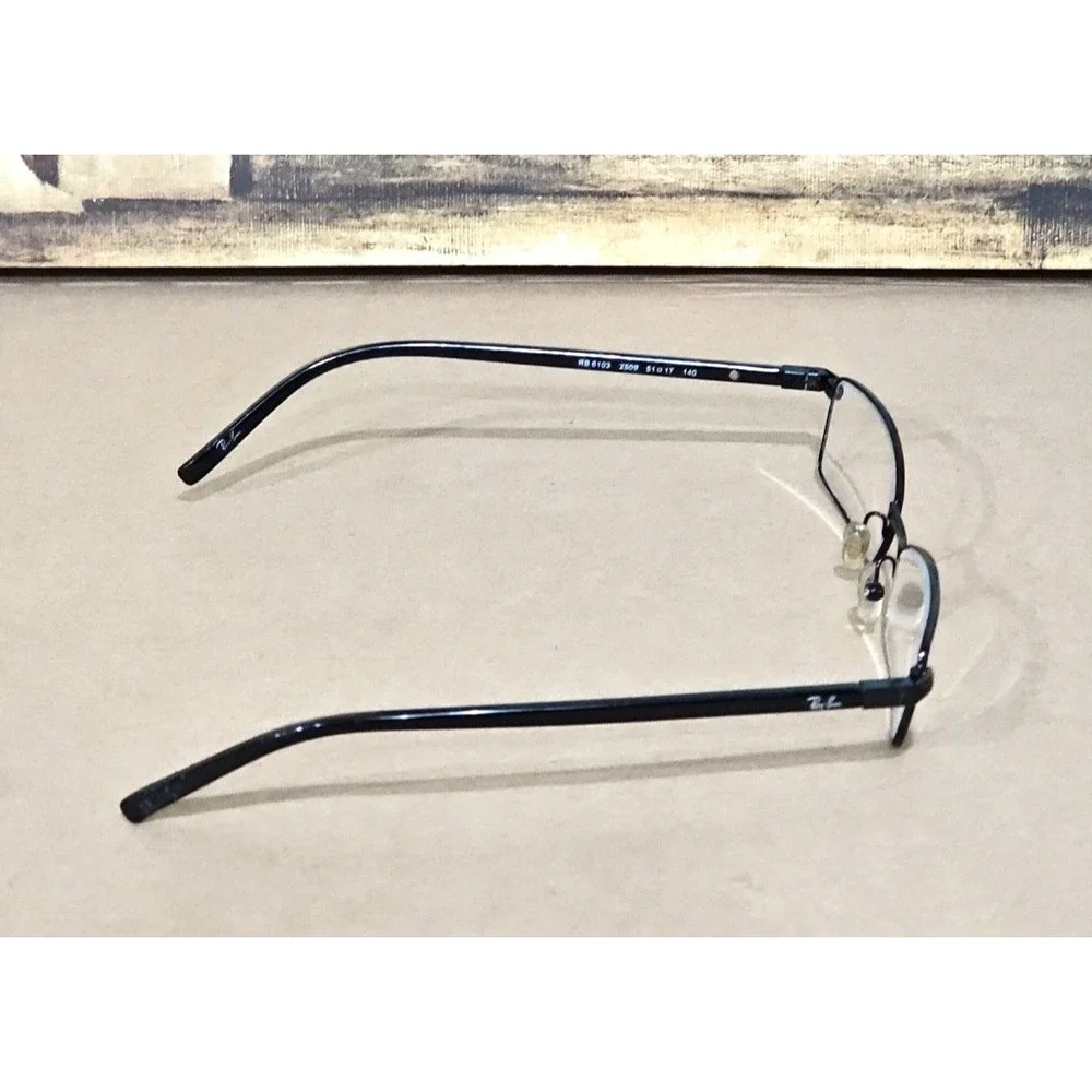 Ray-Ban Eyeglasses Frames RB6103 2509 Black Full Rim‎ 51-17-140